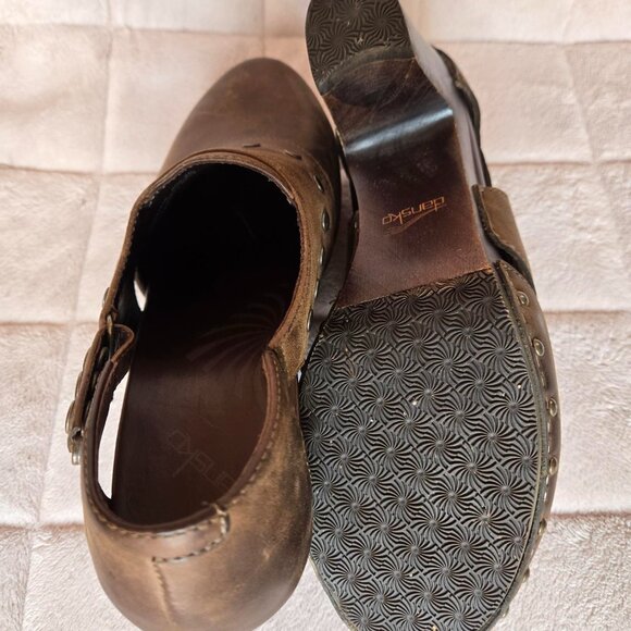 Dansko Heels Brown Size 40 - Picture 6 of 6
